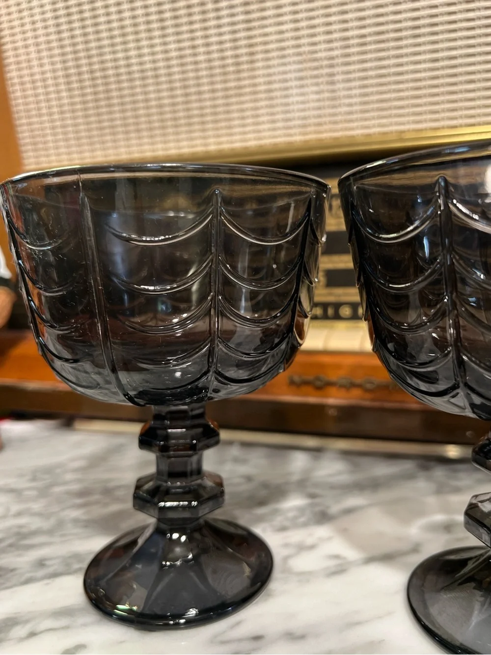 ✨NEW🖤Target Bullseye Playground 2026 Halloween Black Stemware Set🥂